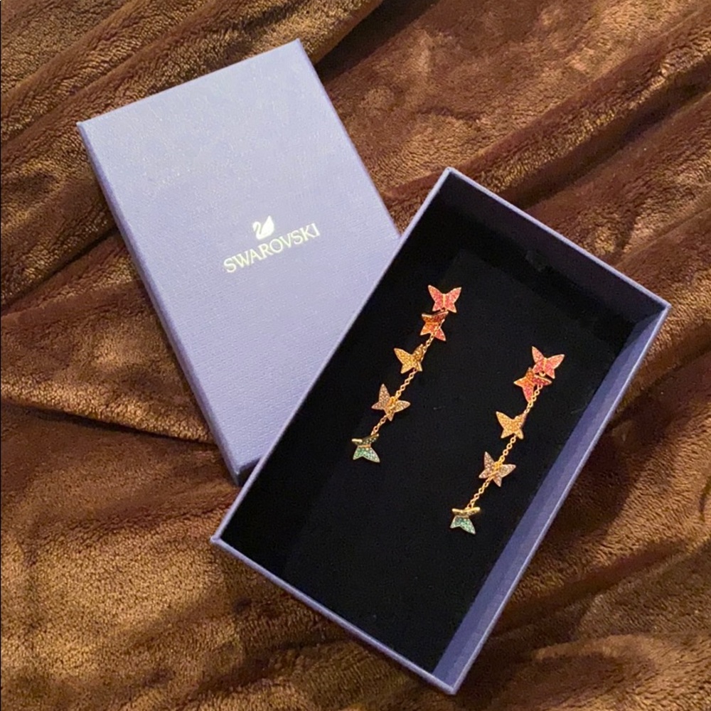 Swarovski Muti Butterfly earrings